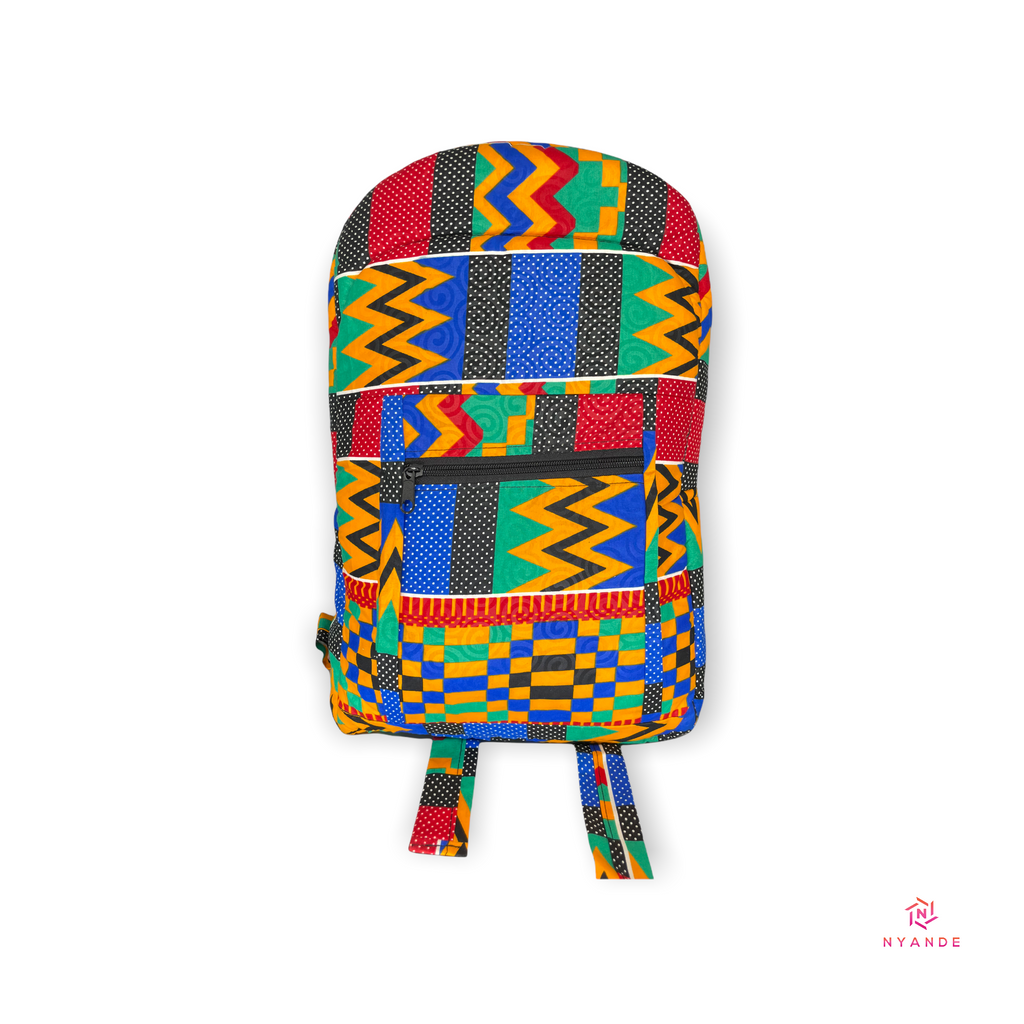 Ankara Print Backpack
