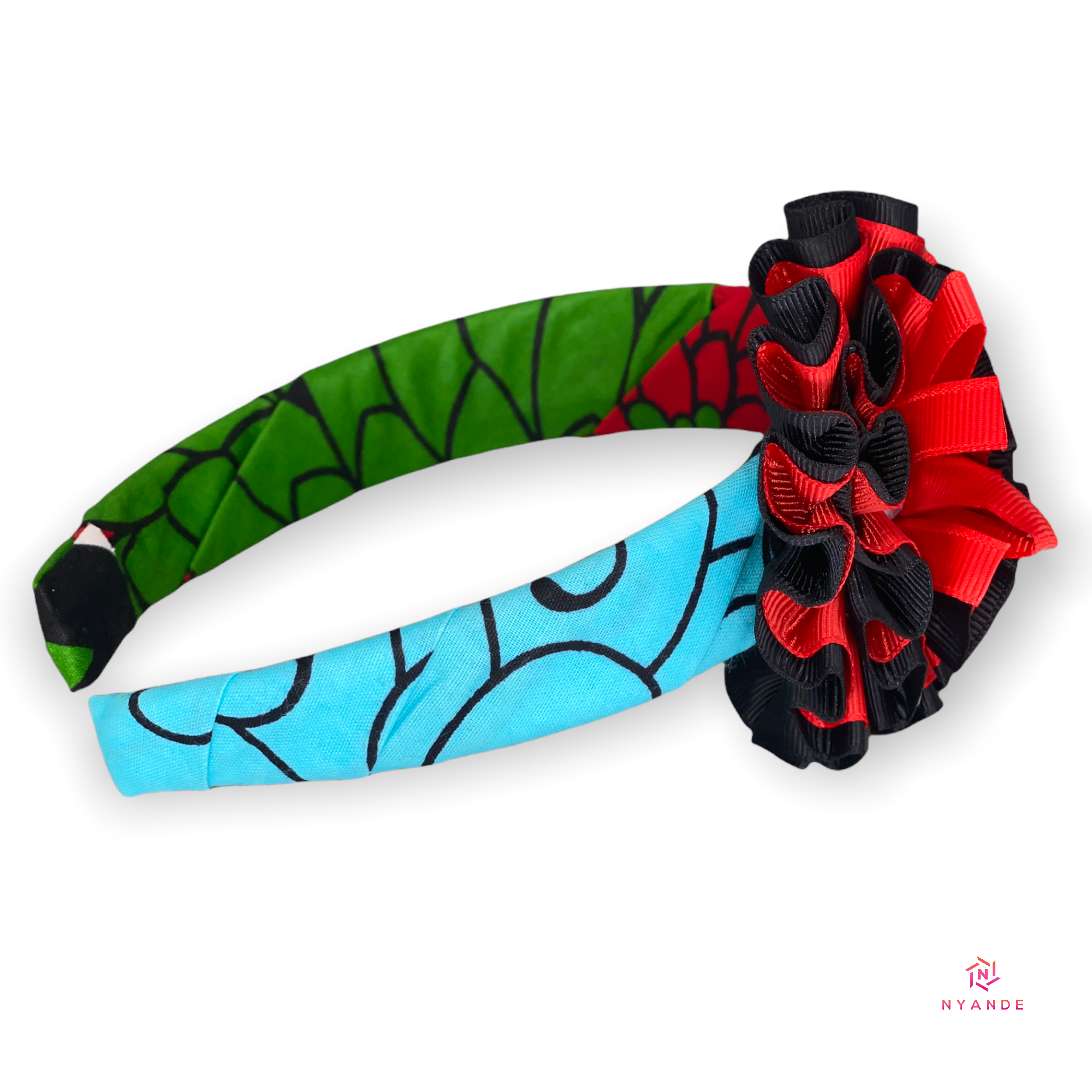 Kids Ankara Headband With Bow