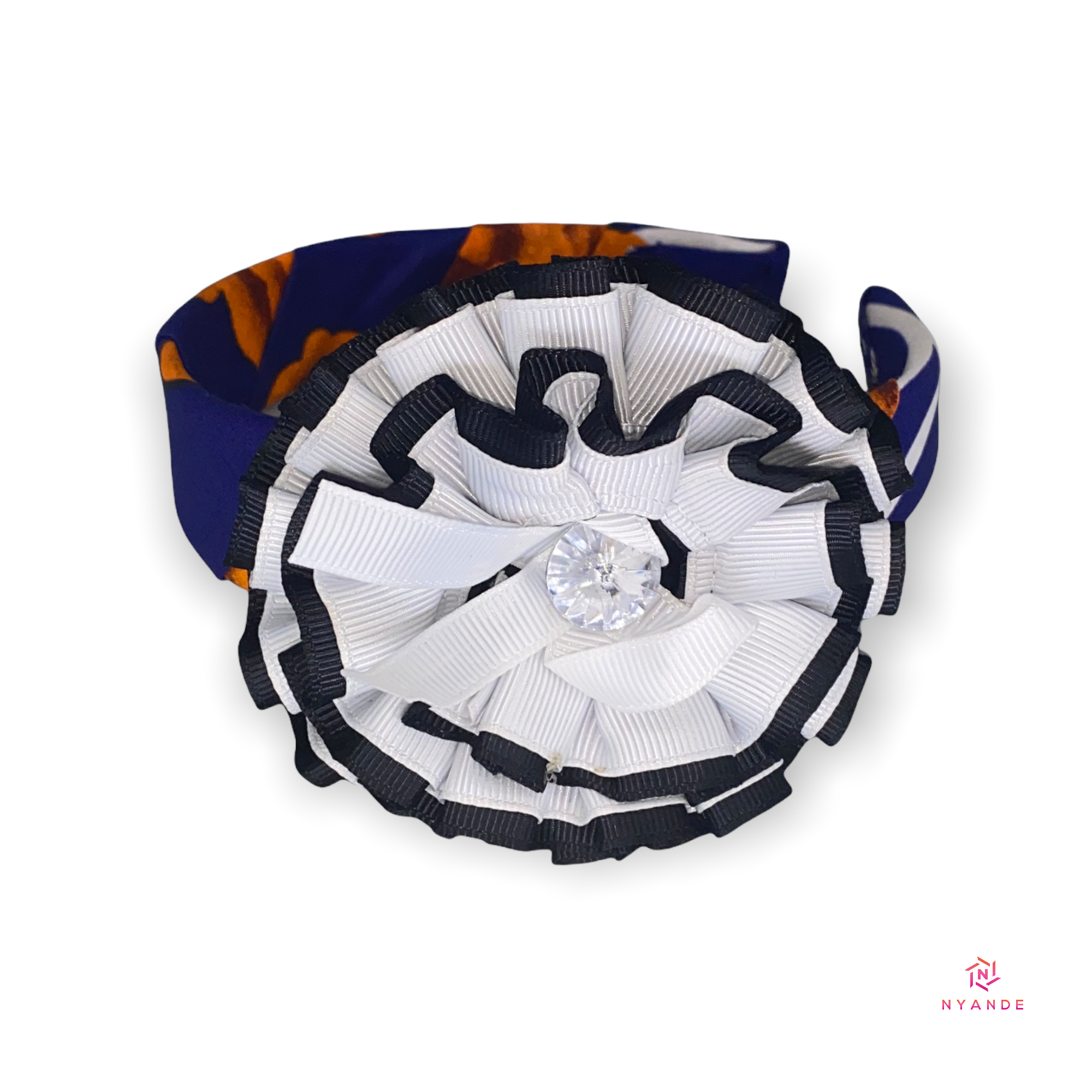 Kids Ankara Headband With Bow