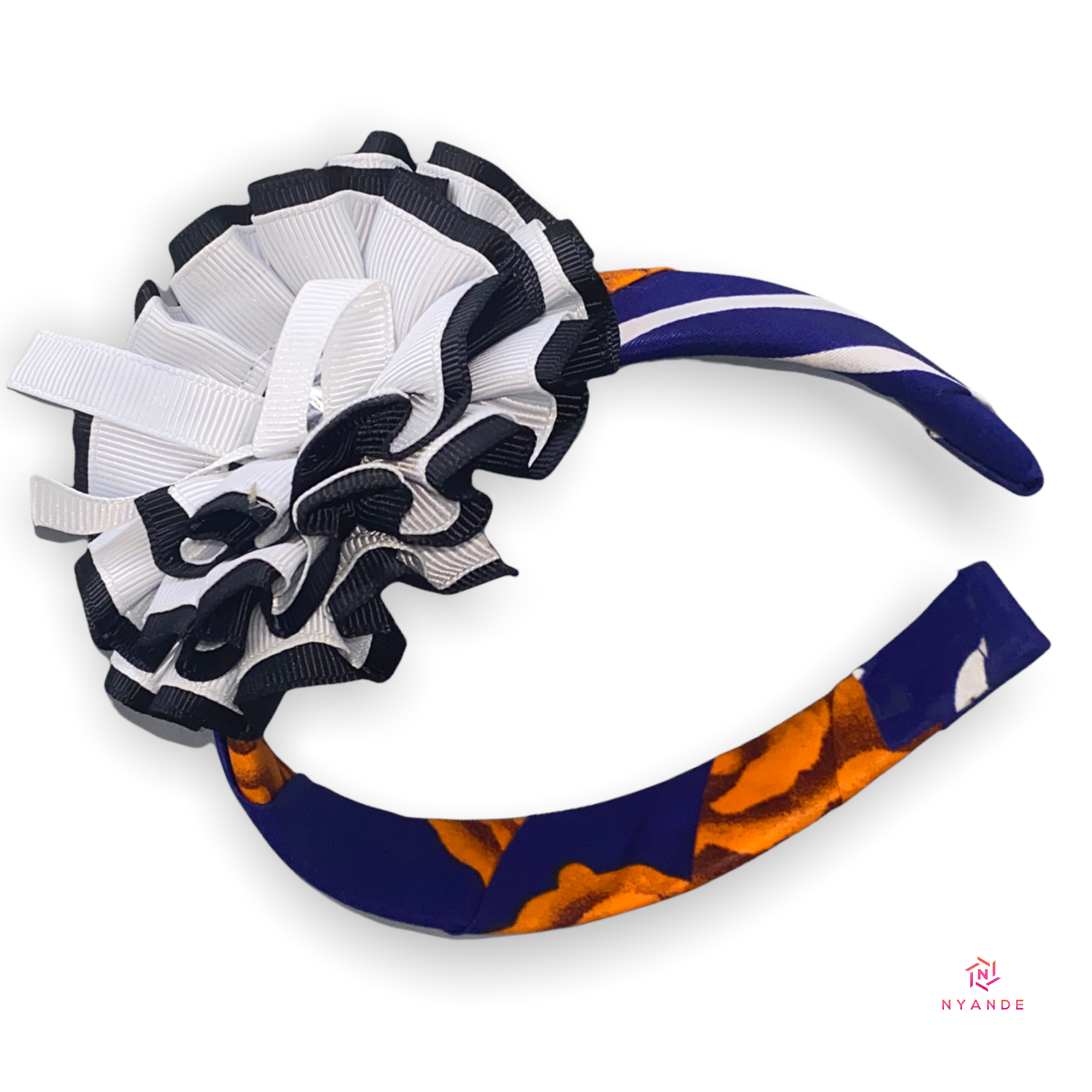 Kids Ankara Headband With Bow