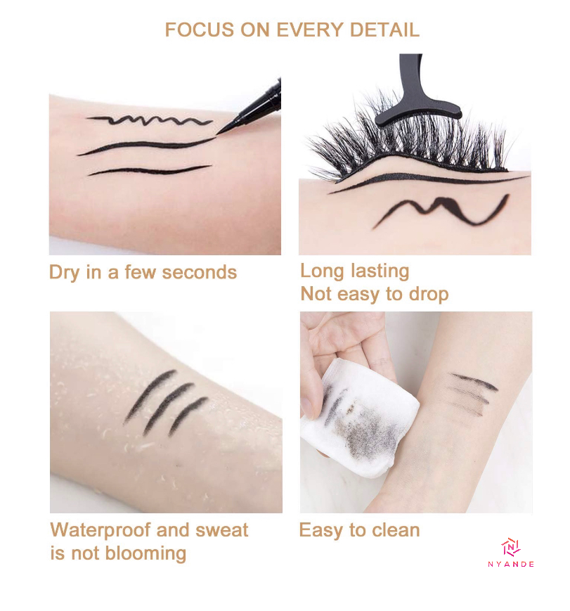 Magnetic Waterproof Self-Adhesive Eyelash Glue Pen