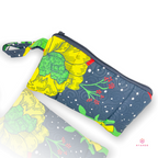 Ankara Zipper Pouch Wristlet