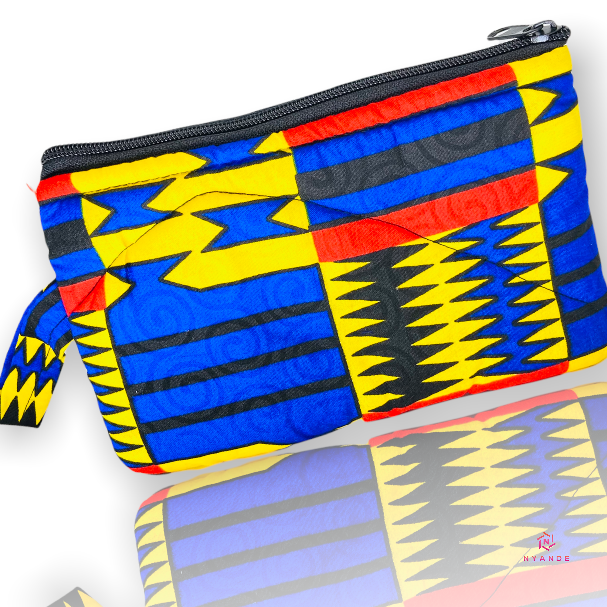 Ankara Zipper Pouch Wristlet