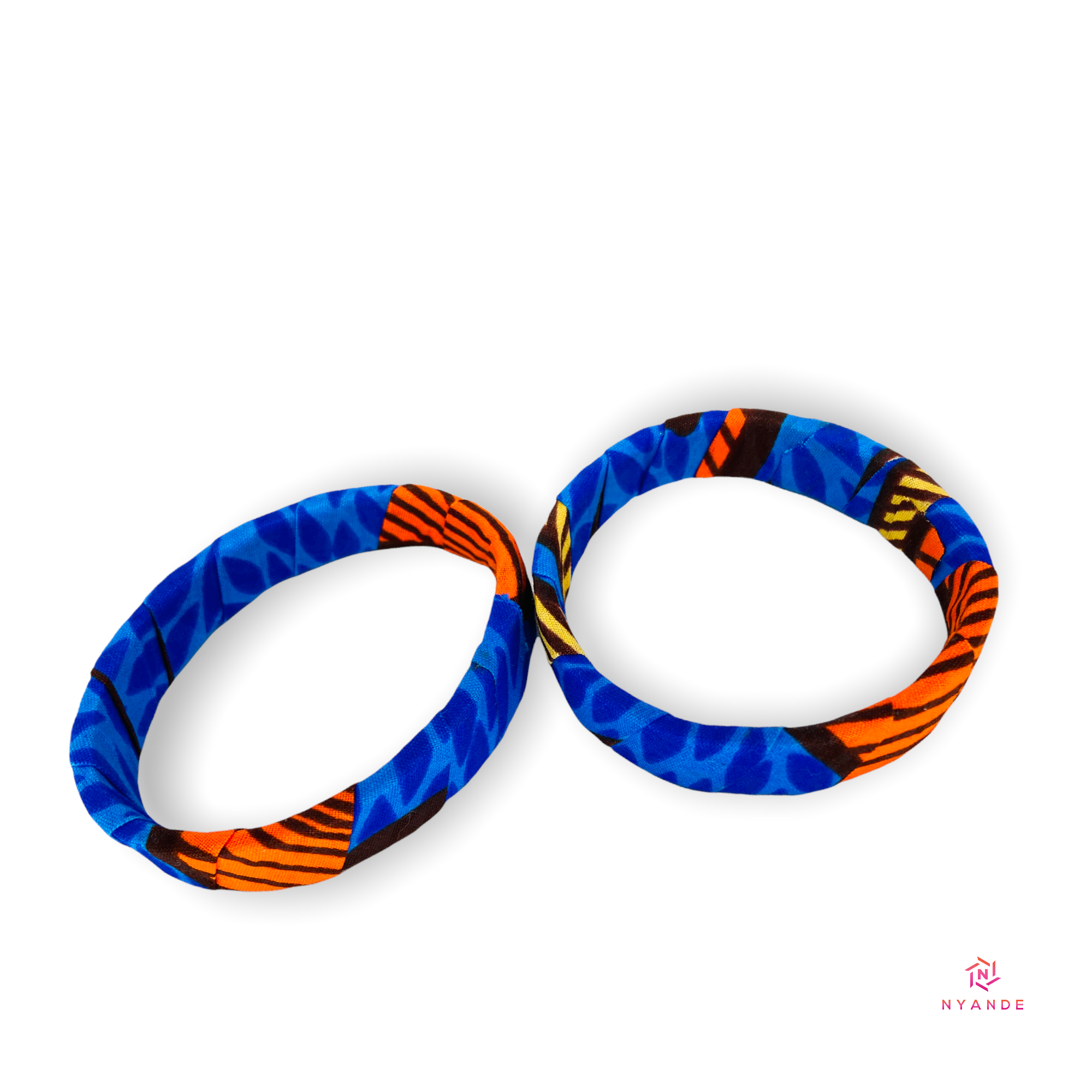 Ankara Wrapped Bangles