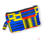 Ankara Zipper Pouch Wristlet