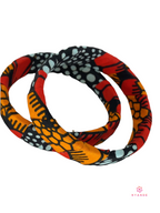 Ankara Wrapped Bangles