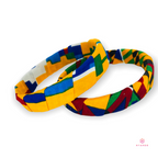 Ankara Wrapped Bangles