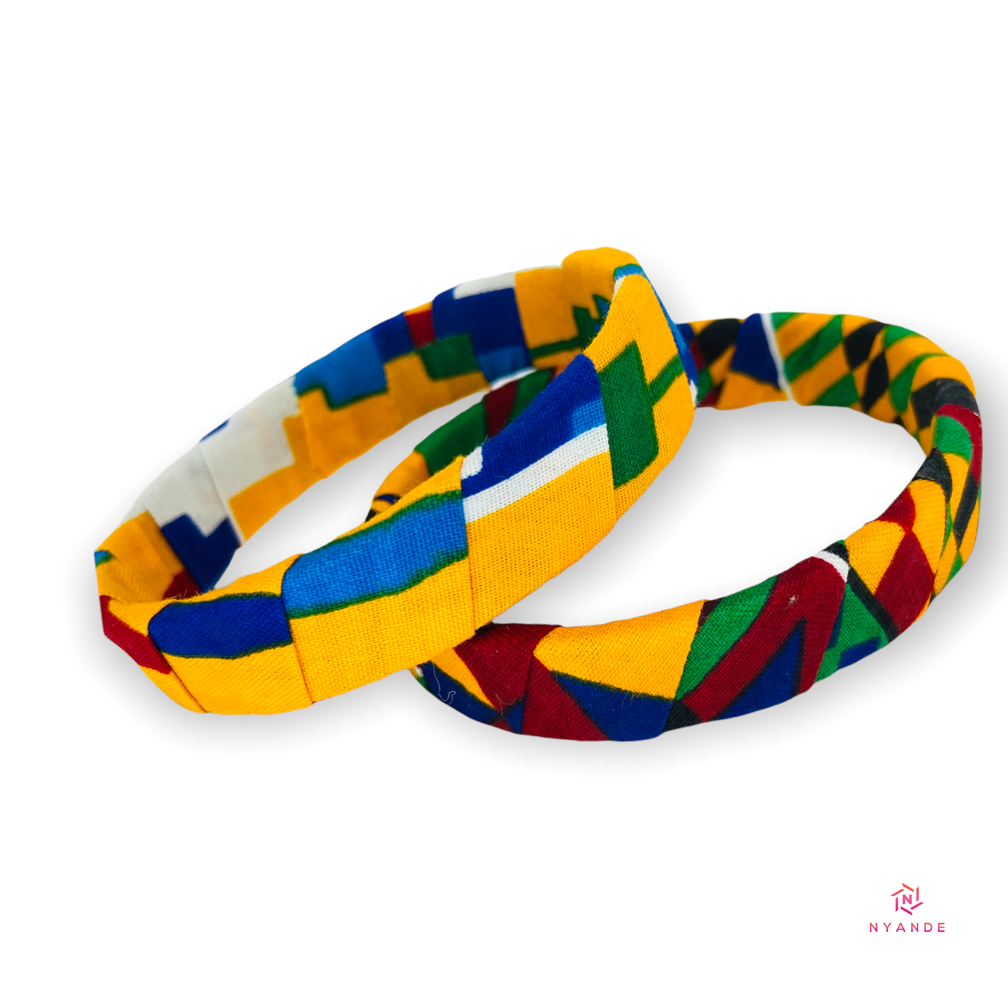 Ankara Wrapped Bangles