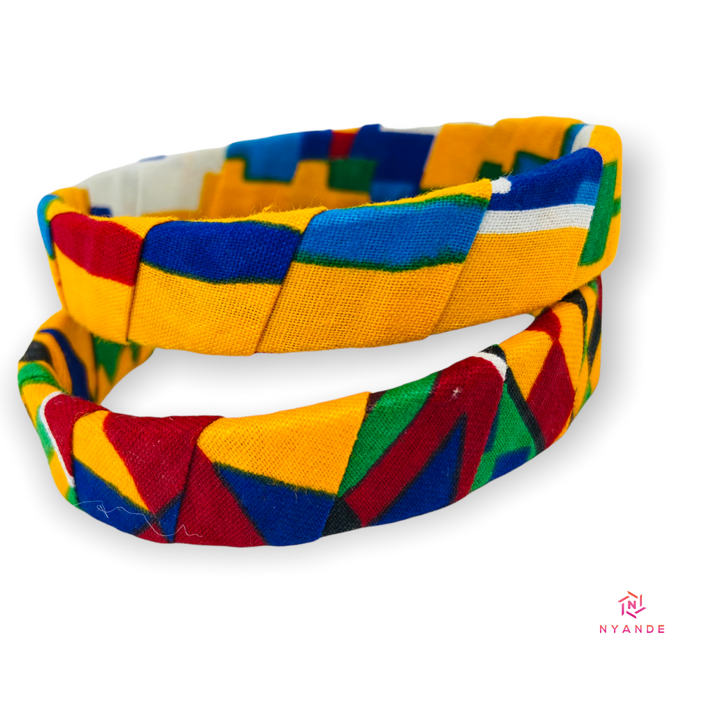 Ankara Wrapped Bangles