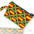 Ankara Zipper Pouch Wristlet
