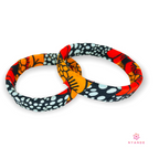 Ankara Wrapped Bangles