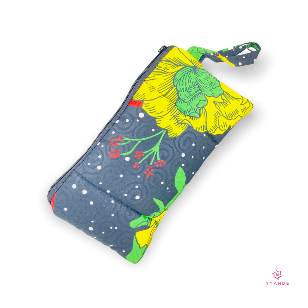 Ankara Zipper Pouch Wristlet