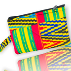 Ankara Zipper Pouch Wristlet