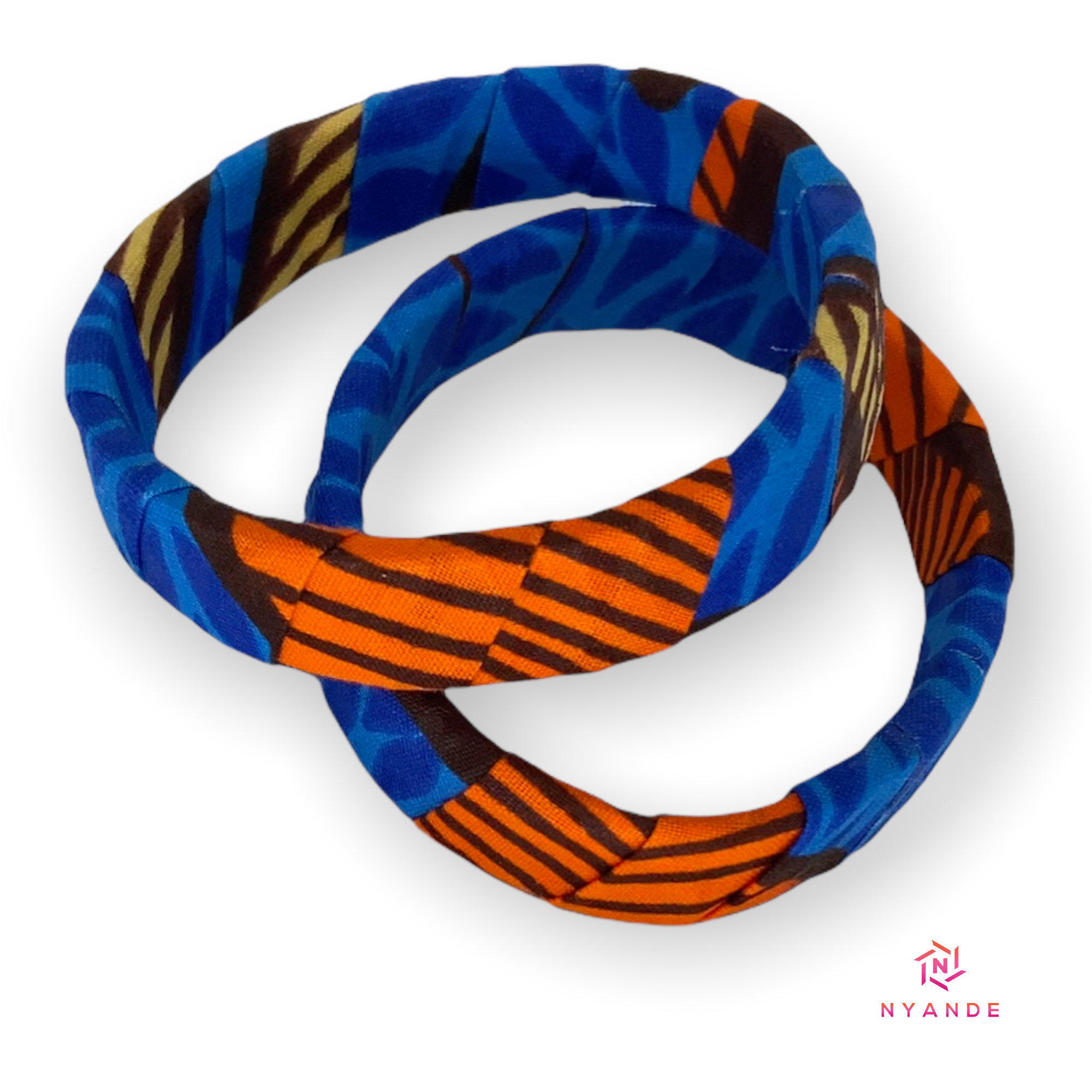 Ankara Wrapped Bangles