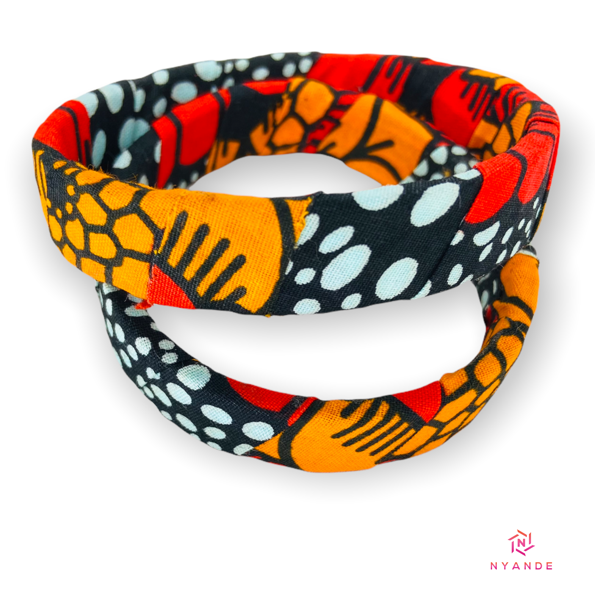 Ankara Wrapped Bangles